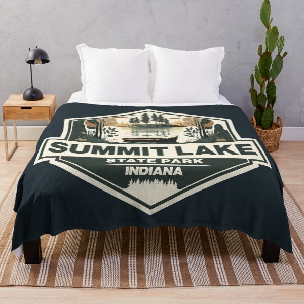 Item preview, Summit Lake Indiana Travel Art Badge designed and sold by KrisSidDesigns.