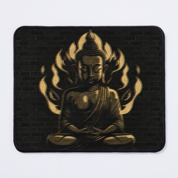 Item preview, Golden buddha wall background. designed and sold by MirBer.