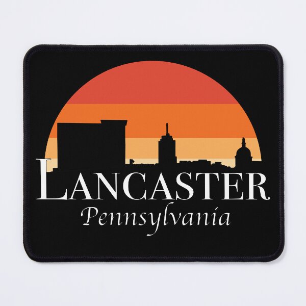 Item preview, Lancaster City PA Vintage Sunset Skyline  designed and sold by PRNTDADZ.