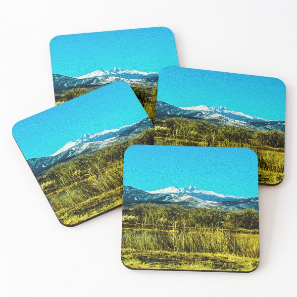 Item preview, Digital oil painting of Longs Peak designed and sold by JennyBlueSavage.