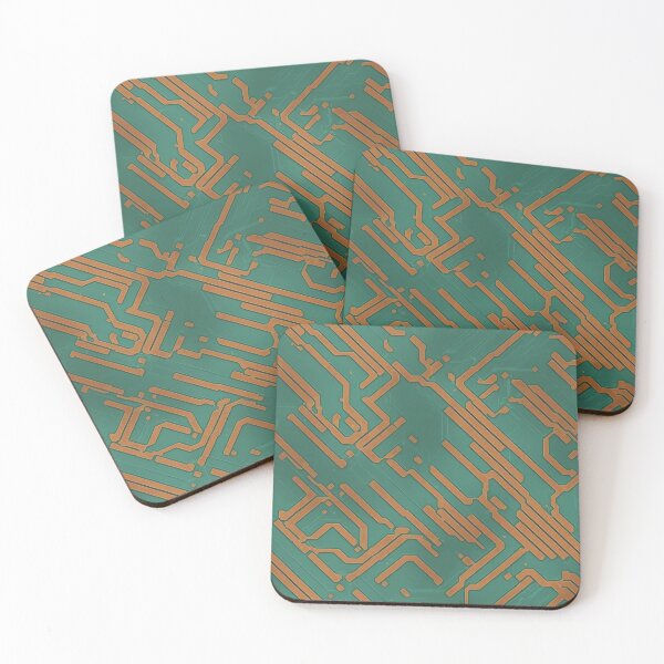 Item preview, Circuit board Seamless patterns  designed and sold by RocketArtInd.