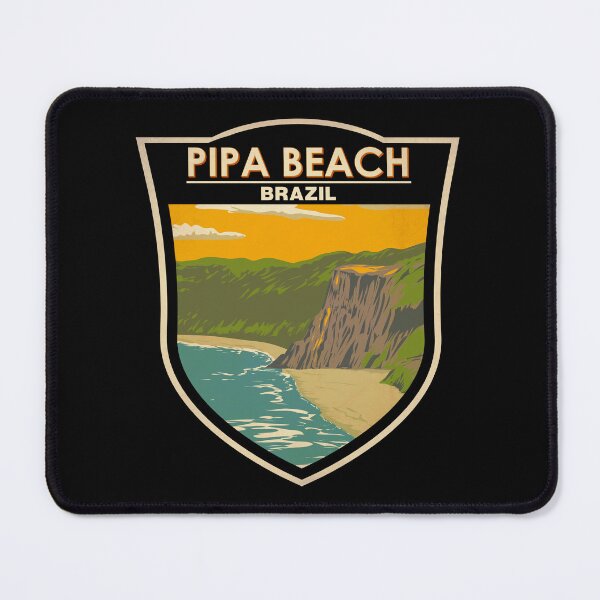 Item preview, Pipa Beach Brazil Vintage Badge designed and sold by KrisSidDesigns.