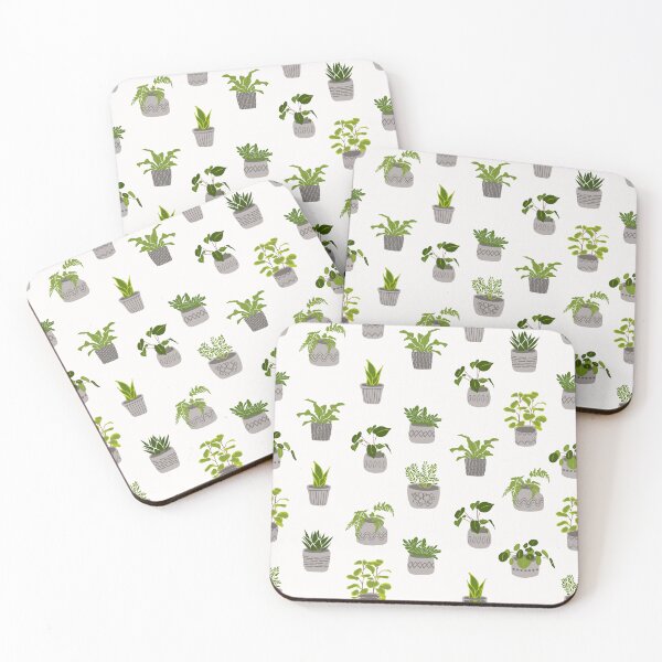 Item preview, Plant Pots Nature Botanical Pattern designed and sold by Nicola-Rowe.