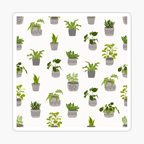 Item preview, Plant Pots Nature Botanical Pattern designed and sold by Nicola-Rowe.