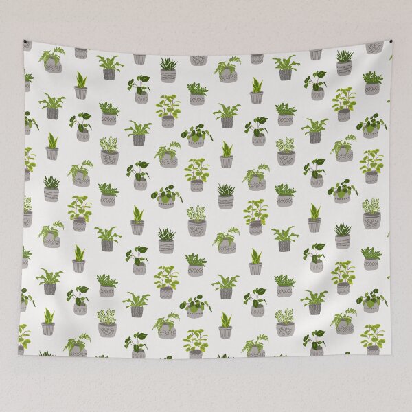 Item preview, Plant Pots Nature Botanical Pattern designed and sold by Nicola-Rowe.