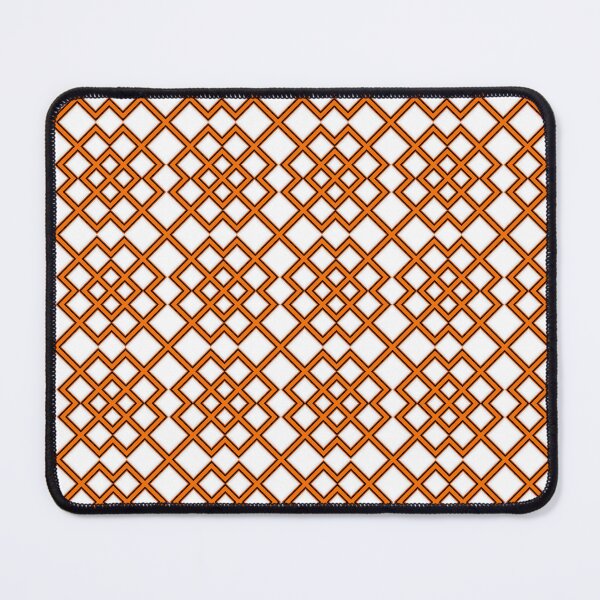 Item preview, Retro Orange Lattice Pattern designed and sold by acdougla17.
