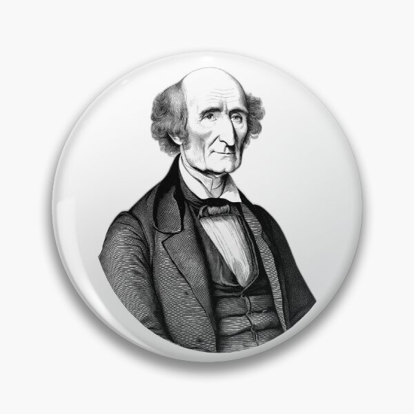 Item preview, Portrait John Stuart Mill designed and sold by NTGUILTY.