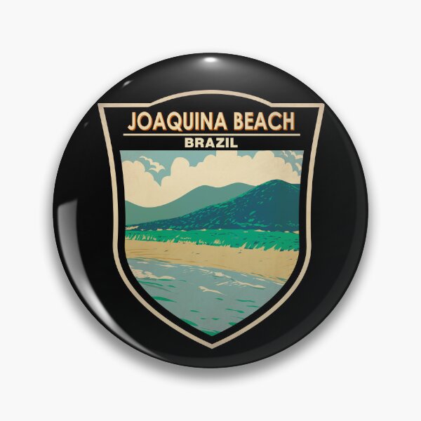 Item preview, Joaquina Beach Brazil Vintage Badge designed and sold by KrisSidDesigns.