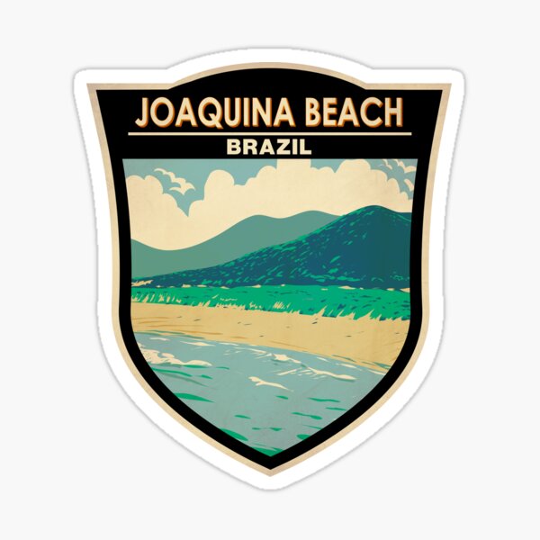 Artikel-Vorschau von Joaquina Beach Brasilien Vintage Abzeichen, designt und verkauft von KrisSidDesigns.