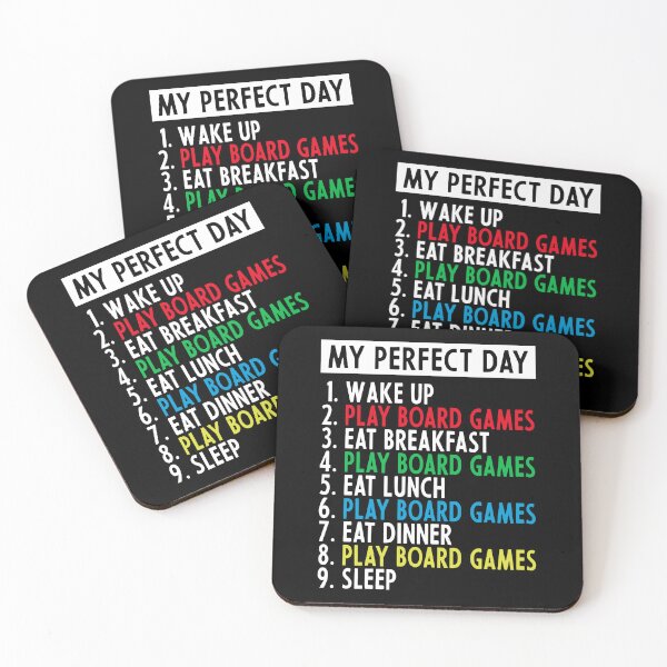 Item preview, My Perfect Day Playing Board Games Gifts Board Game Lover designed and sold by jingdomdesgine.