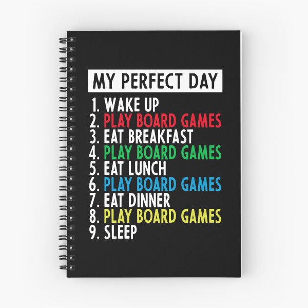 Item preview, My Perfect Day Playing Board Games Gifts Board Game Lover designed and sold by jingdomdesgine.