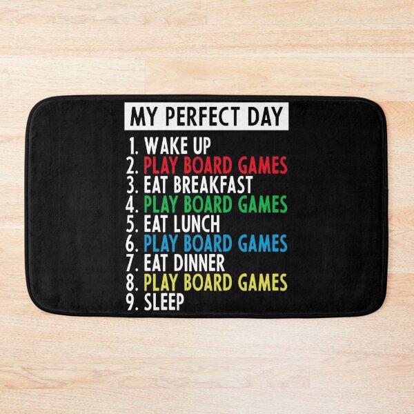 Item preview, My Perfect Day Playing Board Games Gifts Board Game Lover designed and sold by jingdomdesgine.