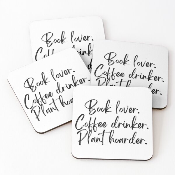 Item preview, Book Lover. Coffee Drinker. Plant Hoarder. designed and sold by MossHollow.