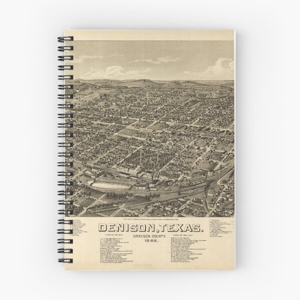 Item preview, Denison, Texas (1886) designed and sold by allhistory.
