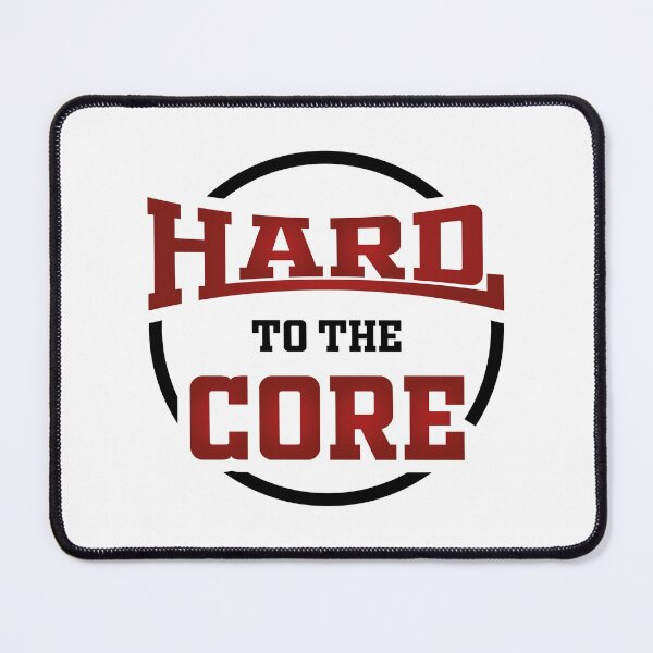 Item preview, Hard To The Core (Black and Red) designed and sold by StayAwakeGrphx.