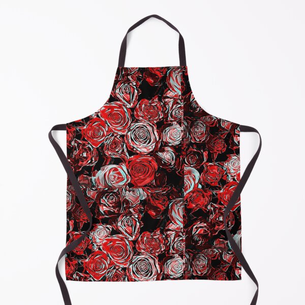 Item preview, Retro sea of red roses designed and sold by FlowerandDesing.