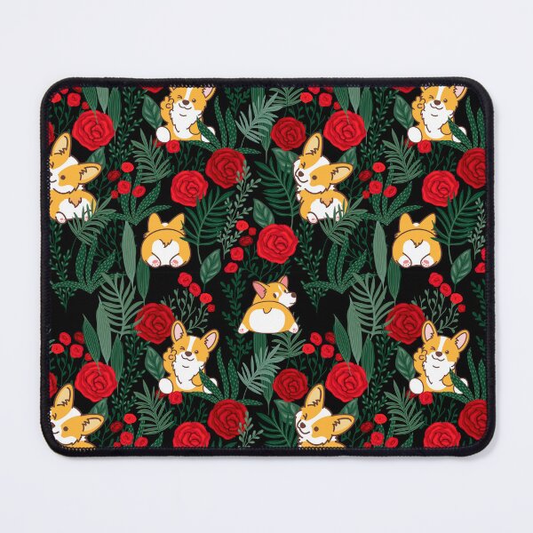 Item preview, Corgi in Garden designed and sold by DogsHearted.