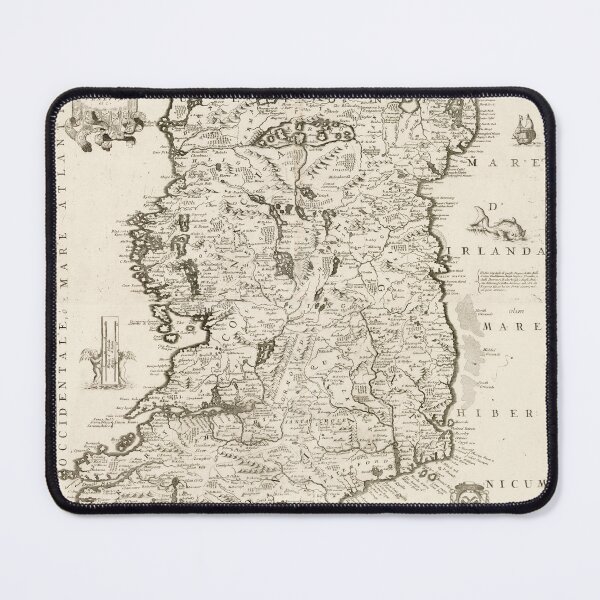Item preview, Vintage Map of Ireland (1690) designed and sold by BravuraMedia.