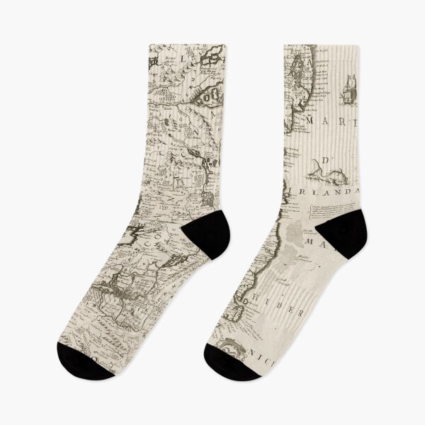 Item preview, Vintage Map of Ireland (1690) designed and sold by BravuraMedia.