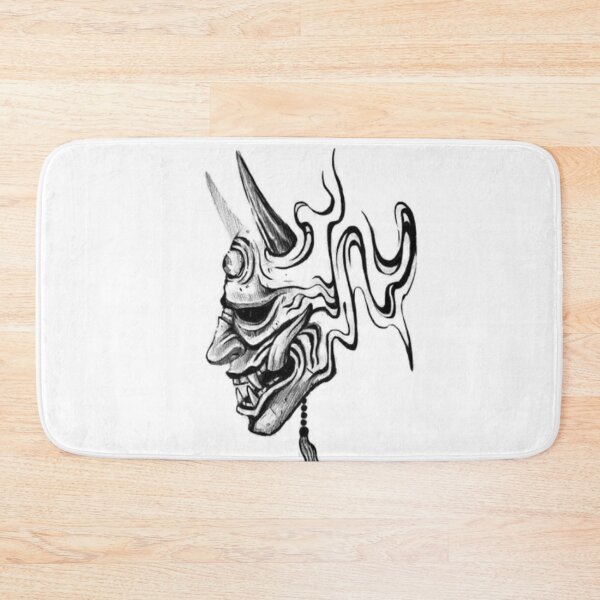 Item preview, Oni mask with suminagashi. designed and sold by Jaomink.