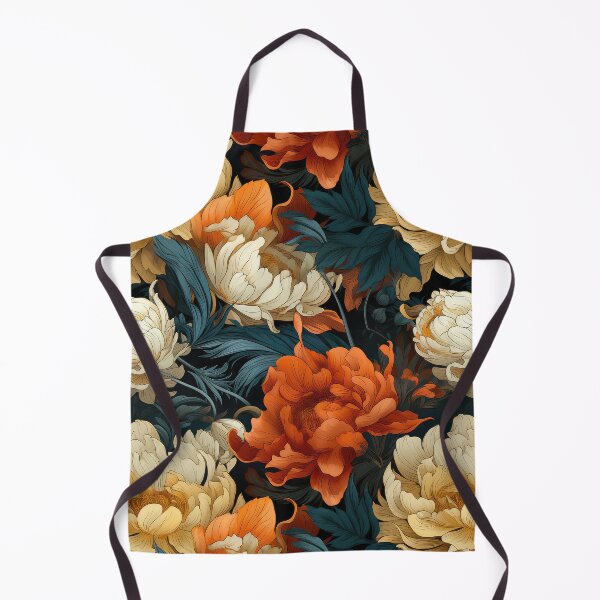 Aperçu de l'œuvre Illustration de motif floral d'automne inspirée de William Morris 2 créée et vendue par The Willow Of Rain City.