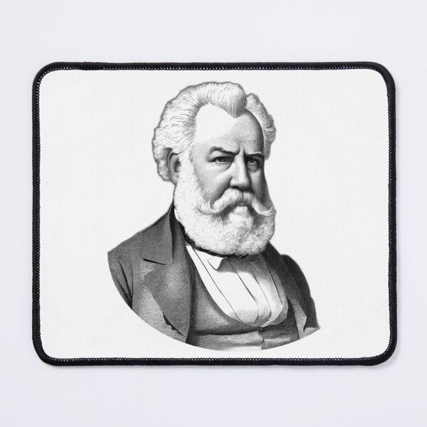 Item preview, Portrait of Alexander Graham Bell designed and sold by NTGUILTY.