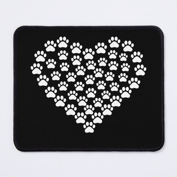 Item preview, Pawprint White Heart designed and sold by JRice66.