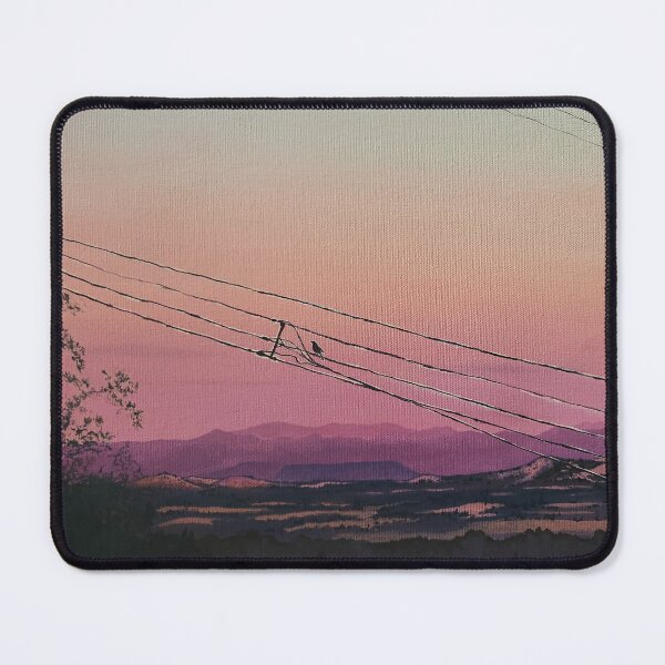 Item preview, Bird on a Wire With Sunset & Forested Valley designed and sold by John Palombo.