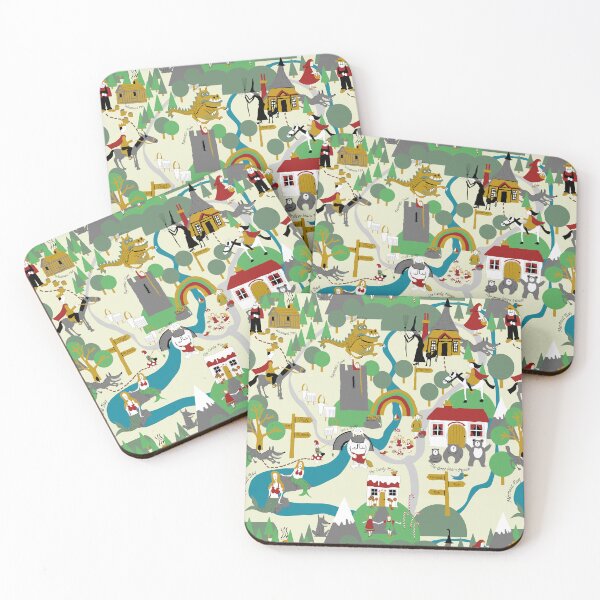 Item preview, A Map of Fairy Tale Land  designed and sold by krisevansart.