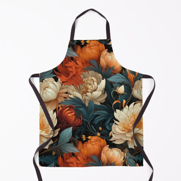 Aperçu de l'œuvre Illustration de motif floral d'automne inspirée de William Morris 3 créée et vendue par The Willow Of Rain City.