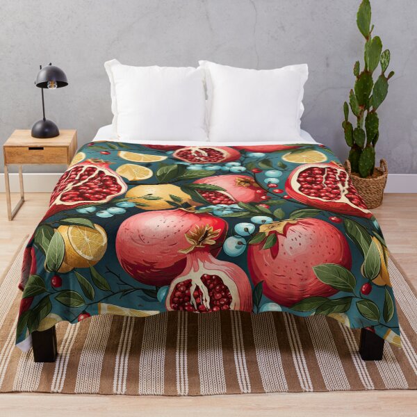 Item preview, Red Pomegranate Pattern. Juicy Fruit. 1 designed and sold by YOTA-ART.