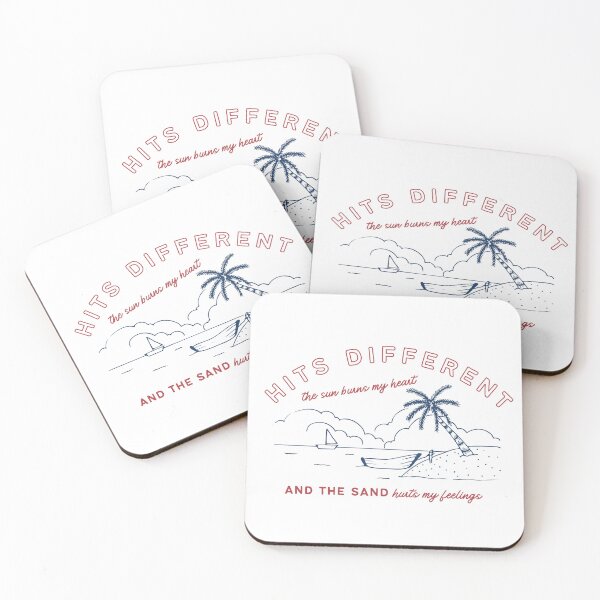 Item preview, hits different beach designed and sold by sadproseswiftie.