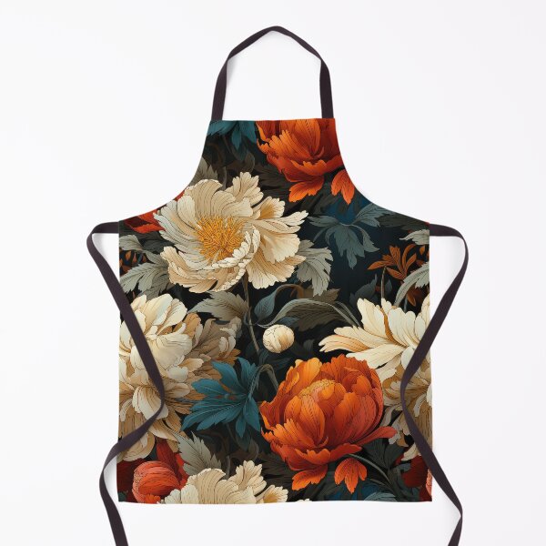 Aperçu de l'œuvre Illustration de motif floral d'automne inspirée de William Morris 4 créée et vendue par The Willow Of Rain City.