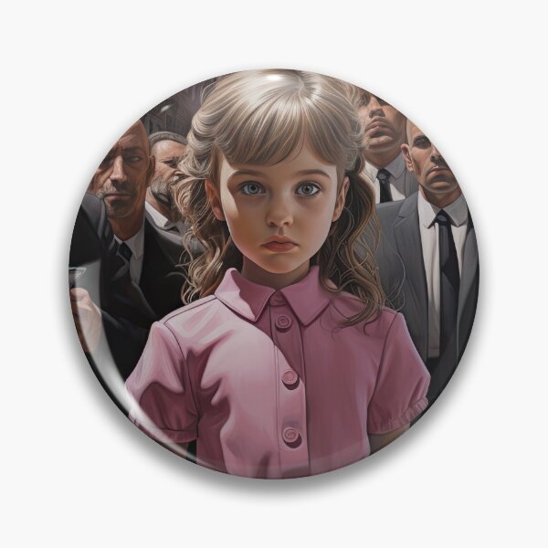Item preview, Little Girl in Pink Dress Among Business Moguls designed and sold by Shannon Hilson.