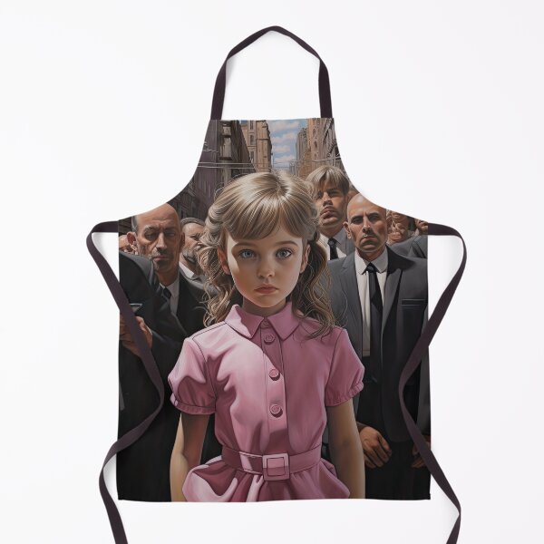 Item preview, Little Girl in Pink Dress Among Business Moguls designed and sold by Shannon Hilson.