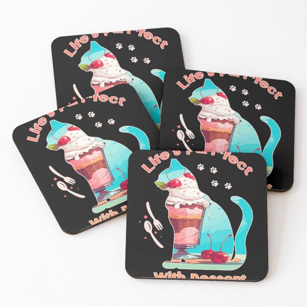Item preview, Life's Purr-fect With Dessert Design designed and sold by Van Designs.