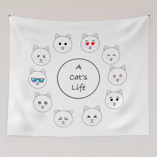 Item preview, A Cat's Life designed and sold by m2inspiration.