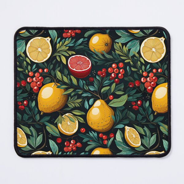 Item preview, Yellow and Red Citrus Pattern. Juicy Fruit. 1 designed and sold by YOTA-ART.