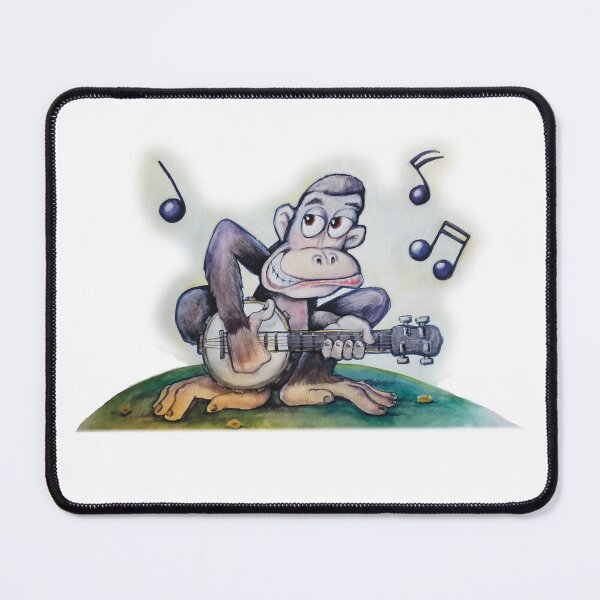 Item preview, Banjo Chimp designed and sold by Diddleho-Studio.