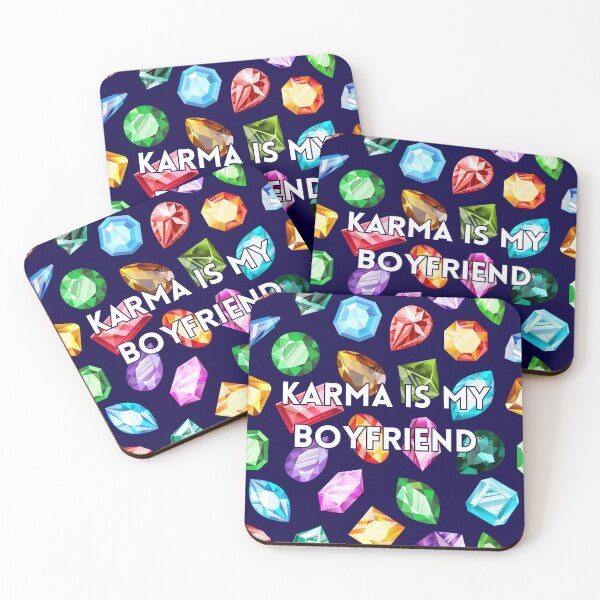 Item preview, Karma Is My Boyfriend Bejweled Lyrics Design designed and sold by doria-photos.