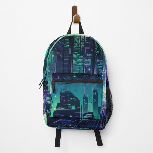Item preview, Digital World - Sci-Fi Fantasy Art Print designed and sold by AiHead.