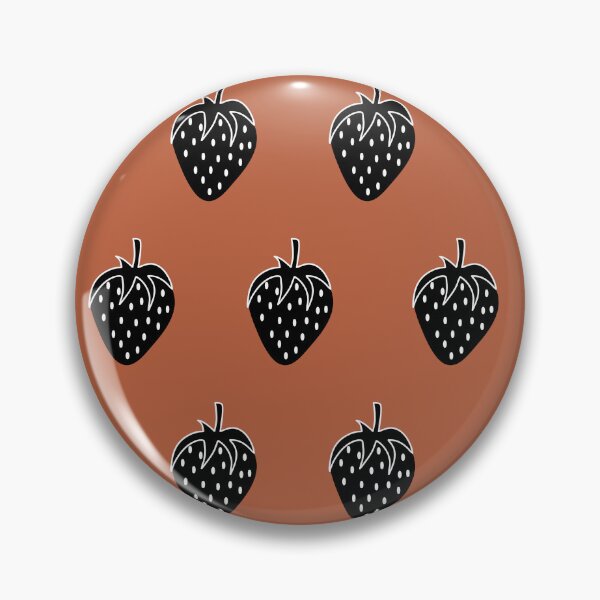 Item preview, Aesthetic Strawberry Pattern Black Strawberries designed and sold by morgenbaer.