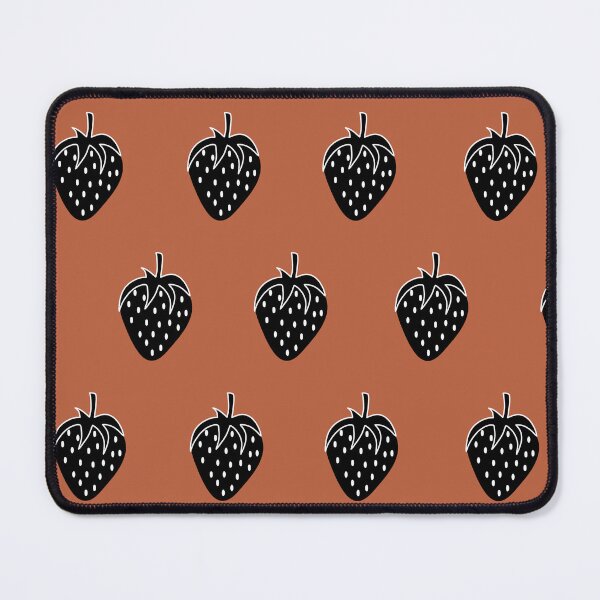 Item preview, Aesthetic Strawberry Pattern Black Strawberries designed and sold by morgenbaer.