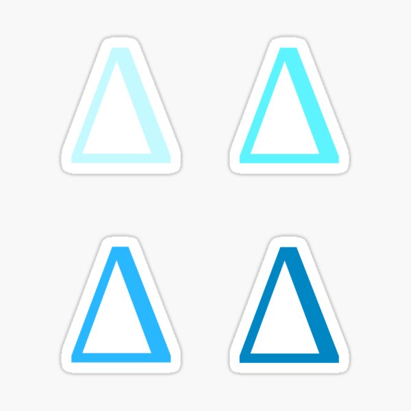 DELTA / 4 PACK / BLUES Sticker