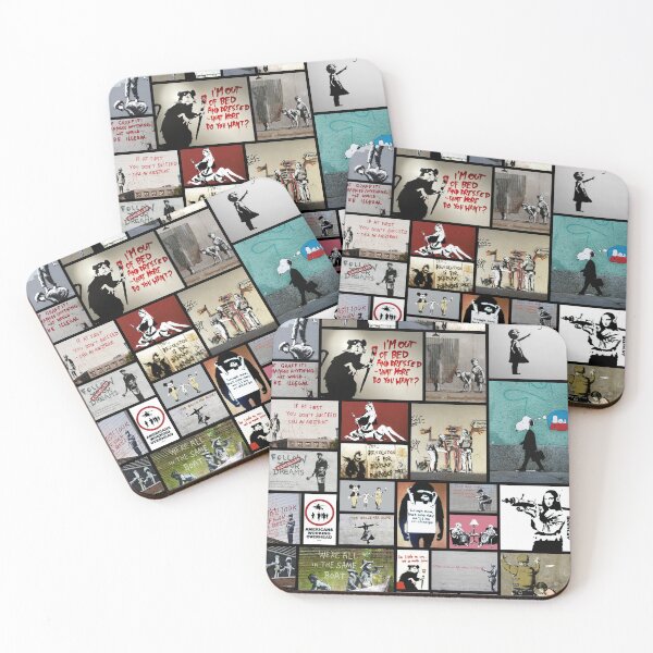 Item preview, Banksy collage designed and sold by lukecage99.