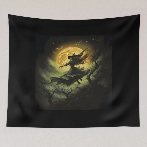 Item preview, Creepy Witch Halloween Retro Graphic Costume designed and sold by elvisg03.