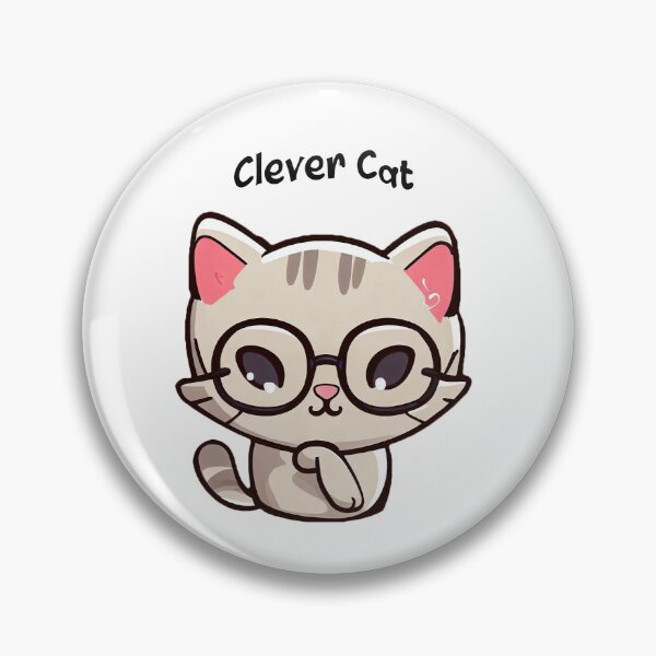 Item preview, Cute Animals - Alphabetic Animals and Personalities - Clever Cat Text designed and sold by CaptTaters.