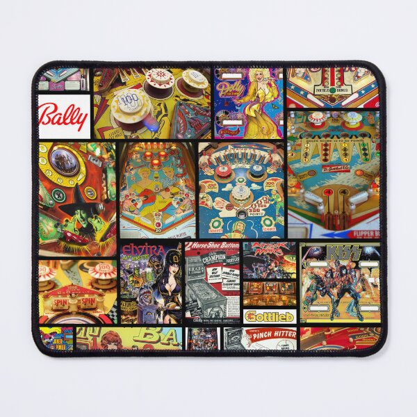 Item preview, Vintage Pinball pop culture collage designed and sold by lukecage99.