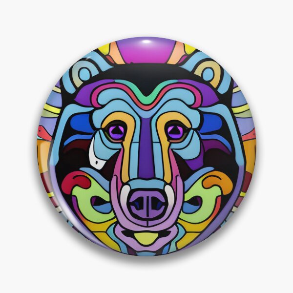 Artikelvorschau, Grazer Bär psychedelisch entworfen und verkauft von Beyond The Veil.