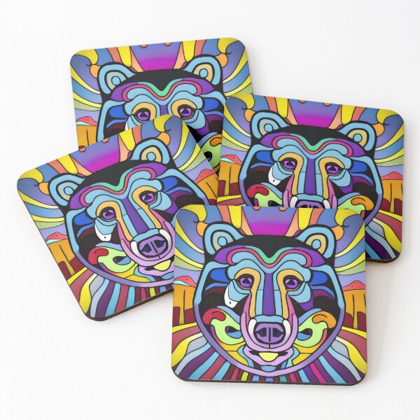 Artikelvorschau, Grazer Bär psychedelisch entworfen und verkauft von Beyond The Veil.